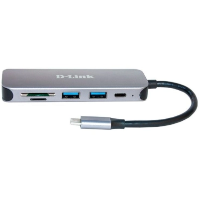 Разветвитель USB 2.0 D-Link DUB-2325 2порт. черный (DUB-2325/A1A)
