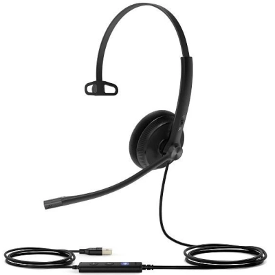 Гарнитура проводная Yealink UH34 Lite Mono UC черный