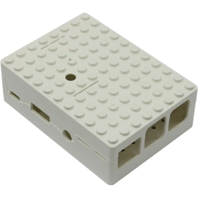 Корпус ACD RA181 white для микрокомпьютера Raspberry Pi 3 White ABS Plastic Building Block case for Raspberry Pi 3