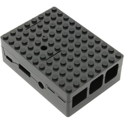 Корпус ACD RA182 black для микрокомпьютера Raspberry Pi 3 Black ABS Plastic Building Block case for Raspberry Pi 3