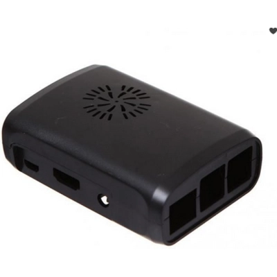 Корпус Qumo (RS045), Plastic, Raspberry Pi 3, Black
