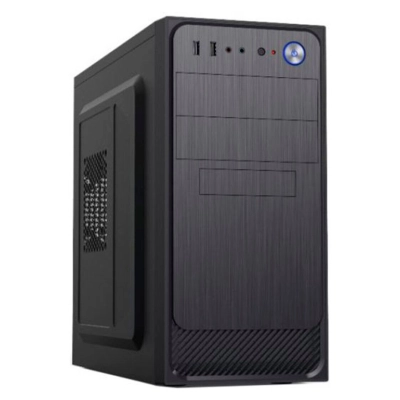 Корпус Foxline FZ-015-SX450R Forza mATX, 450W, 2xUSB2.0, Black, w/​o FAN, 12 cm fan PSU, power cord