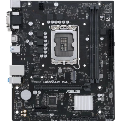 MB s1700 ASUS PRIME H610M-R D4-SI mATX 2xDDR4 PCIEx16 PCIEx1 M.2 HDMI DVI VGA GLAN (90MB1B40-M0ECY0)