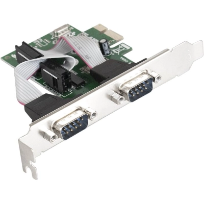 Контроллер ExeGate EXE-307 EX283706RUS (PCI-E, 2*COM port)
