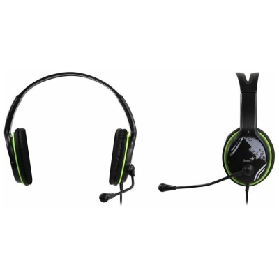 Наушники Genius HS-400A черно/​зеленый
