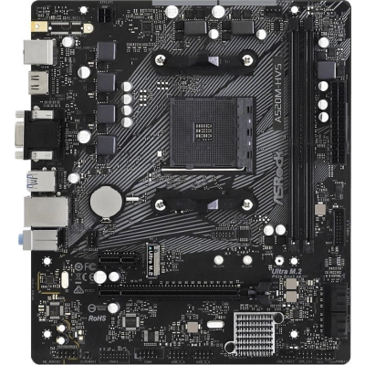 MB sAM4 Asrock A520M-HVS, mATX, AMD A520, 2xDDR4, 1xPCI-E3.0x16/2xPCI-E2.0x1, 4xSATA3/1xM.2, RTL8118AS GLAN, ALC887, 4xUSB3.1/2xUSB2.0, HDMI/DVI-D