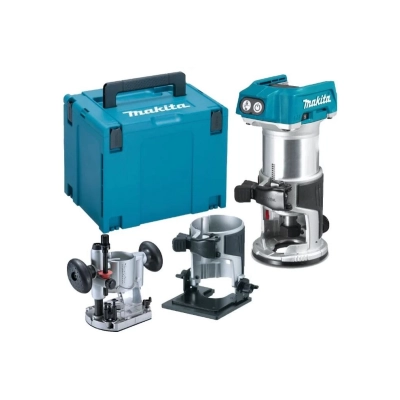 Фрезерная машина аккумуляторная MAKITA DRT50ZJX2 кромочный (18В,Li-ion,BL-Motor,10000-3 (DRT50ZJX2) без акк и ЗУ