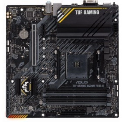 MB sAM4 ASUS TUF GAMING A520M-PLUS II AMD A520, 4xDDR4-3200 МГц, 1xPCI-Ex16, 1xM.2, Micro-ATX