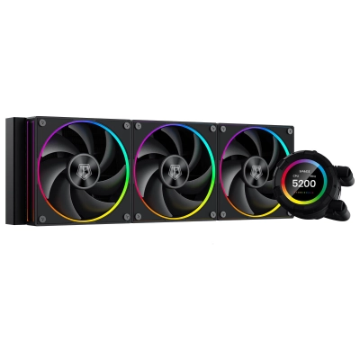 СВО ID-Cooling SL360 Soc-AM5/​AM4/​1151/​1200/​2066/​1700 4-pin 14-30dB Al+Cu 350W LED Ret