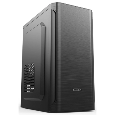 Корпус CBR PCC-MATX-MX10-450W2 mATX Minitower MX10, c БП PSU-ATX450-08EC (450W/80mm), 2*USB 2.0, HD Audio+Mic, Black