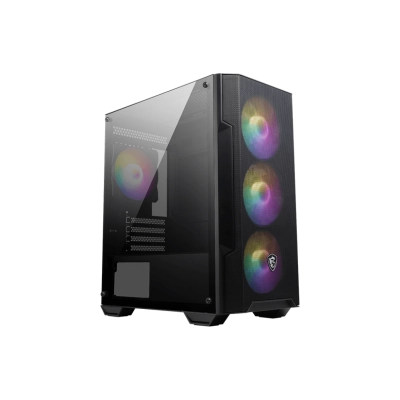 Корпус MSI Mag Forge M100A, mATX, Black, window, 2x3.5, Compatible with 2.5 (Max up to 4x2.5), 1xUSB 3.2 Gen 1, 2xUSB 2.0