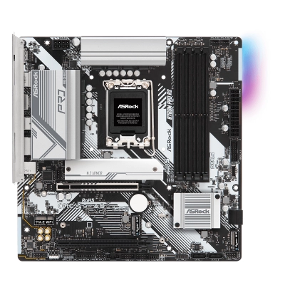 MB s1700 ASRock B760M Pro RS Intel B760, 4xDDR5-4800 МГц, 2xPCI-Ex16, 3xM.2, Micro-ATX