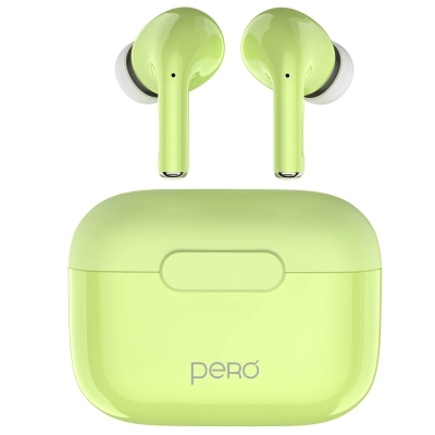 Беспроводные наушники PERO TWS06 COMFORT Green