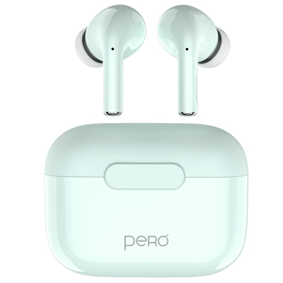 Беспроводные наушники PERO TWS06 COMFORT Light green