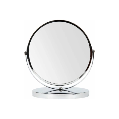 Зеркало настольное BRABIX 607422 круглое d17см двустороннее с увеличением металлическая