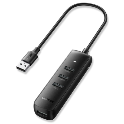 USB Hub UGREEN CM416 10915 USB3.0 to 4*USB 3.0 Hub With USB-C power port 0.25m black