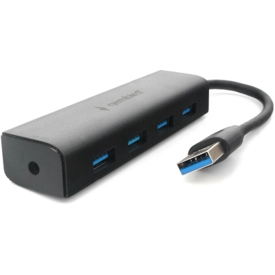 Концентратор Gembird UHB-C354, USB 3.0 4 порта, с доп питанием