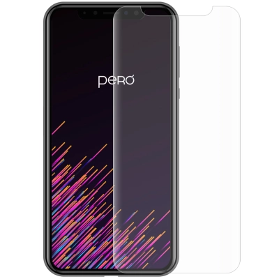 Защитное стекло PERO Full Glue для Realme C75, черное