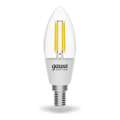 Умная лампа Gauss Smart Home C35 (1230112) E14 4.5Вт 495lm