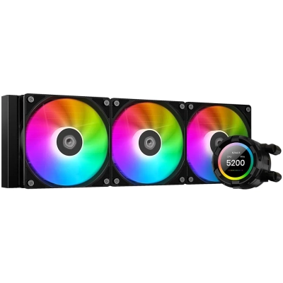 СВО ID-COOLING SL360 XE LGA20XX/​1700/​1200/​115X/​AM5/​AM4 (TDP 350W, PWM, LCD Display, Triple ARGB Fan 120mm) Ret