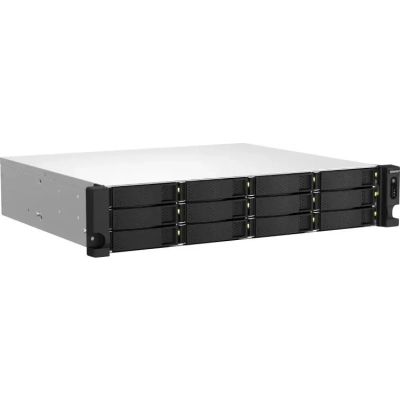Сетевое хранилище NAS Qnap Original TS-1264U-RP-8G 12-bay стоечный Celeron N5095
