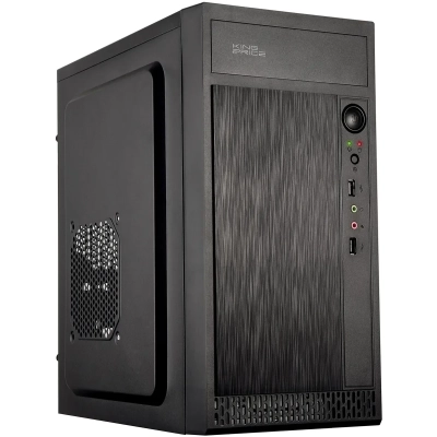 Корпус KingPrice KPCC-MN211 черный без БП mATX 1x80mm 2x120mm 2xUSB2.0 audio