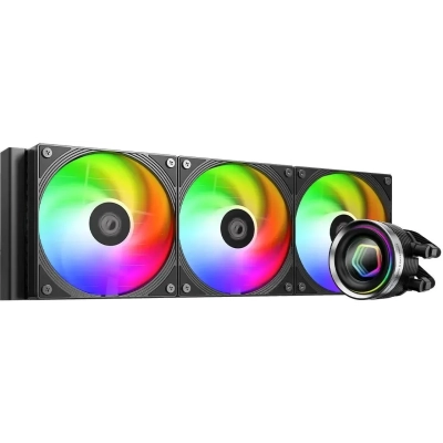 СВО ID-Cooling FX360 Inf, ARGB Soc-AM5/​AM4/​1151/​1200/​2066/​1700 черный 4-pin 27.2dB Al+Cu 350W Ret