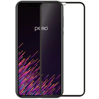 Защитное стекло PERO Full Glue для Infinix HOT 50 PRO, черное