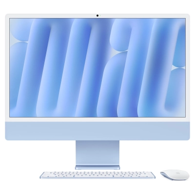Моноблок Apple iMac A3137 (MWV33ZP/​A) 4.5K 24 Apple M4 10 core, 16ГБ 512ГБ SSD, macOS синий