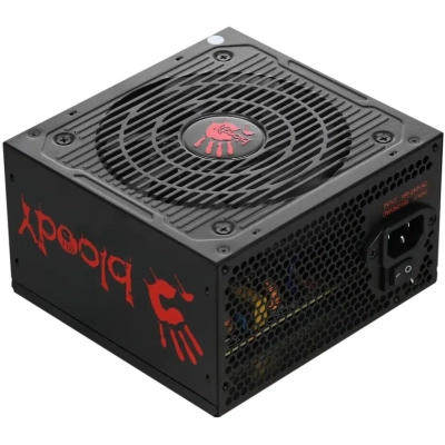 Блок питания BLOODY BD-PS600W, 600Вт, 120мм, черный, retail
