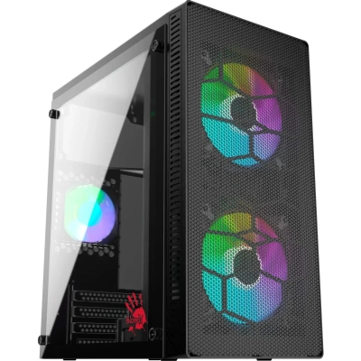 Корпус BLOODY BD-CC101, mATX, Mini-Tower, без БП, черный