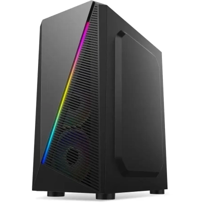 Корпус BLOODY BD-CC102F, mATX, Midi-Tower, без БП, черный