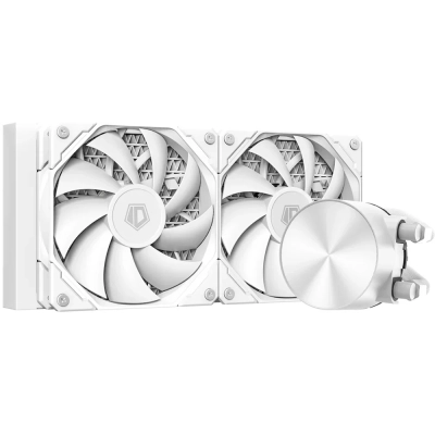 СВО ID-COOLING FX240 Pro White LGA20XX/​1700/​1200/​115X/​AM4/​AM5 (TDP 300W, Black Fan and Pump, PWM, Dual Fan 120mm, бел)