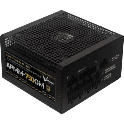 Блок питания Formula APMM-750GM Gen.5 ATX 750W 80+ gold (20+4pin) APFC 120mm fan 8xSATA Cab Manag RTL