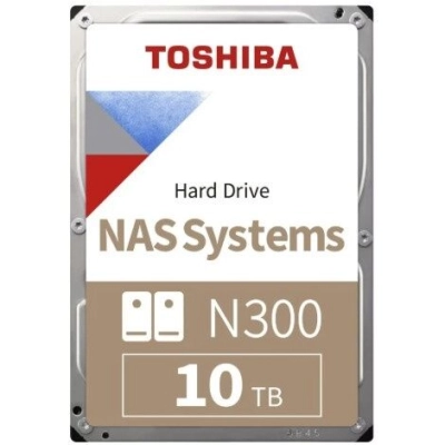 HDD Toshiba N300 (HDWG71AXZSTA) NAS SATA3 3.5 10TB 7200 512Mb 6Gb/s 1 year warranty