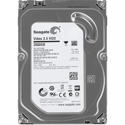 HDD 3.5 2.0TB 5900rpm SATA3 64MB Seagate Video (ST2000VM003) 24/​7, тихий, для медиацентров и AV-серверов