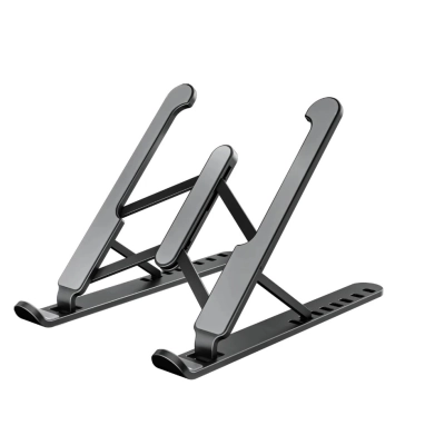 Подставка для ноутбука Buro BU-LS100 260x20x60мм 220г пластик ABS черный