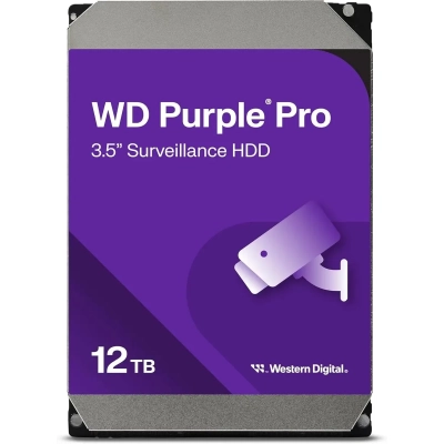 HDD Western Digital Purple Pro (WD122PURP), 12TB, SATA3, Cache 256MB, 7200 rpm