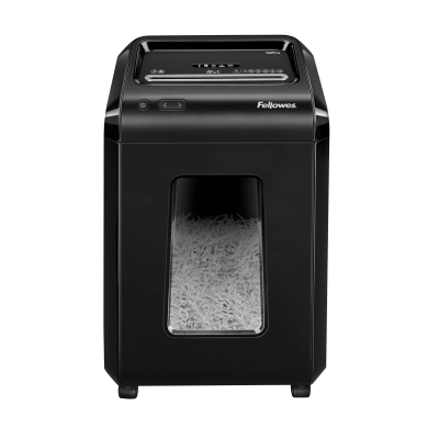 Шредер Fellowes PowerShred 92Cs (секр.P-4)/фрагменты/18лист./25лтр./скрепки/скобы/пл.карты/CD