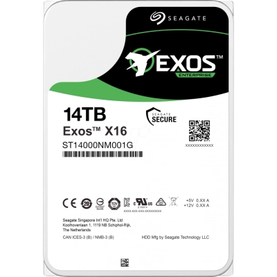 HDD Seagate Original Sata3 14Tb ST14000NM001G Exos X16 512E (7200rpm) 256Mb 3.5