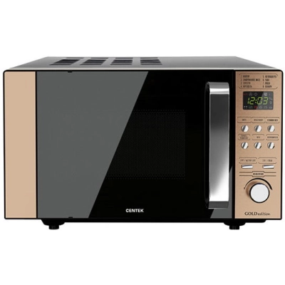СВЧ Centek СТ-1574 (Чёрный/​золотой) 20л. 700VV <без повоторного стола>
