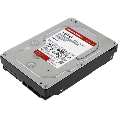 HDD Western Digital Red Plus NAS WD100EFGX 3.5 SATA 10Tb, 7200RPM, 512MB buffer, 1 year