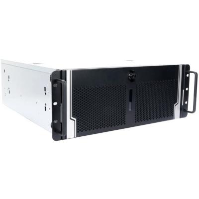 Серверный корпус Inwin IW-R400-01N (6131851)/USB3.0*2/Rear fan 8025mm 4200RPM*2/Front fan 8025mm 4200RPM*2/Front door/Air filter for front door
