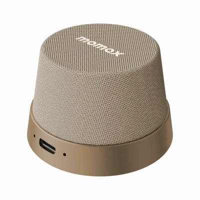 Портативная акустика MOMAX BS6HKL2 1-Vibe Go Magnetic Wireless Speaker Gold