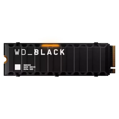 SSD WD Black SN850X (WDS400T2XHE) 4TB, M.2 2280, PCI-E 4x4, R/​W - 7300/​6300 MB/​s TLC 3D NAND With Heatsink