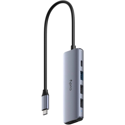 Концентратор Cudy UH405 USB-C 5 в 1 с портом HDMI (4K)