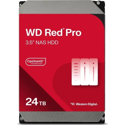 HDD WD Red Pro WD241KFGX, 24ТБ, SATA III, 3.5