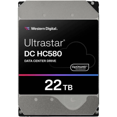 HDD WD Ultrastar DC HC580 (WUH722422ALE6L4) (0f48278), 22ТБ, SATA III, 3.5