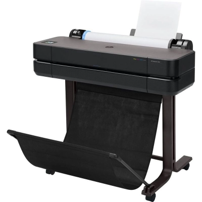 Широкоформатный принтер HP DesignJet T630 (5HB09D) 24 4color, 2400x1200dpi, 1Gb, 30spp(A1) USB/GigEth/Wi-Fi, stand, mediabin, rollfeed
