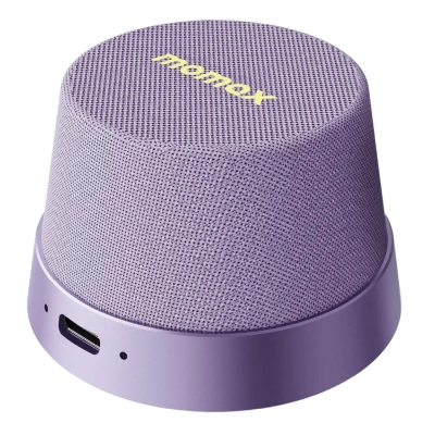 Портативная колонка MOMAX BS6HKU 1-Vibe Go Magnetic Wireless Speaker Purple